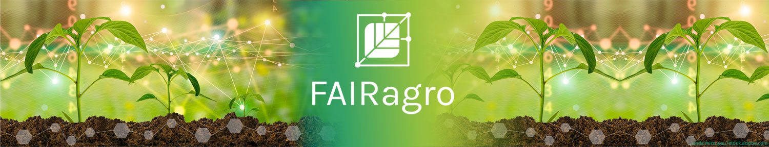 FAIRagro - Illustration with plant and data